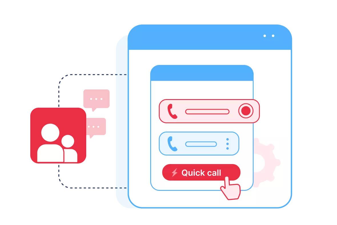 Make calls directly from BoldDesk