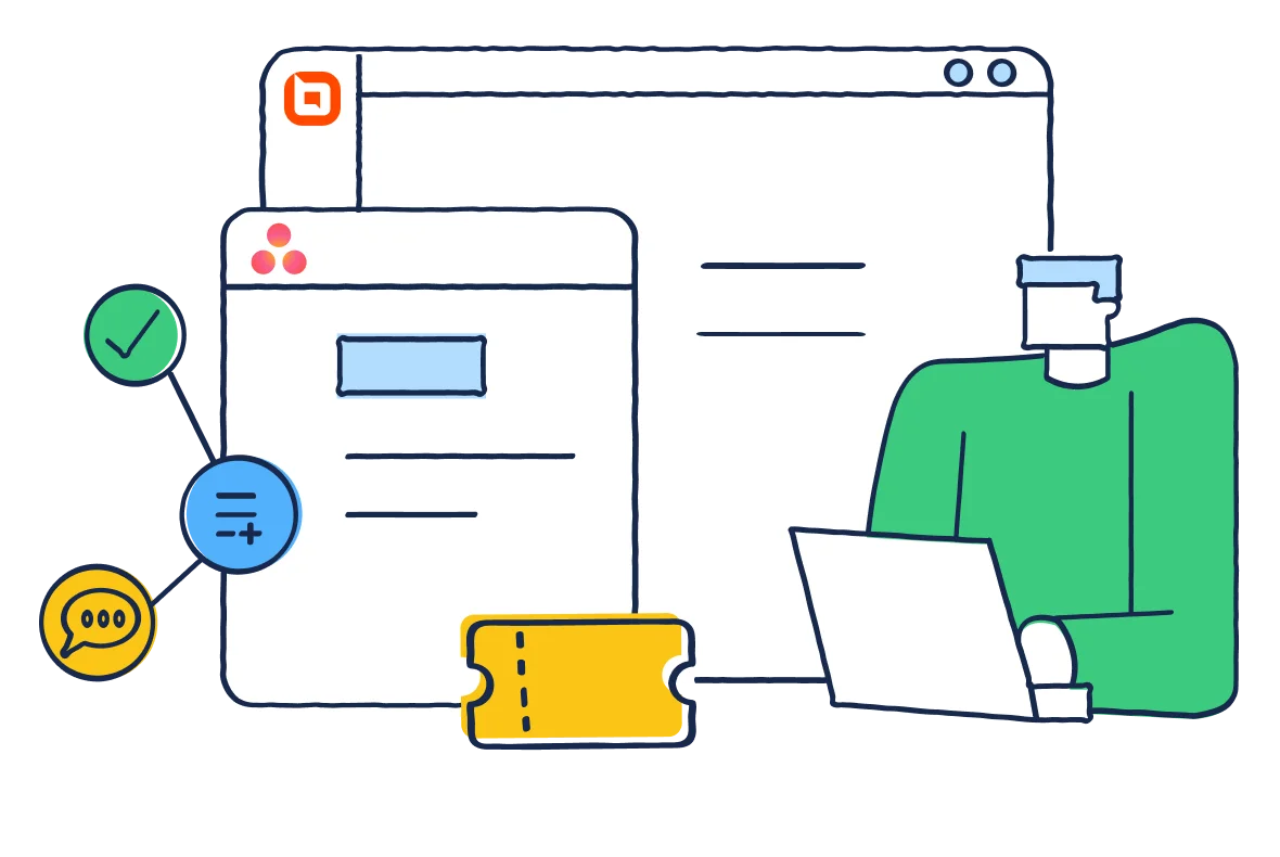 Synchronize Asana tasks with support tickets