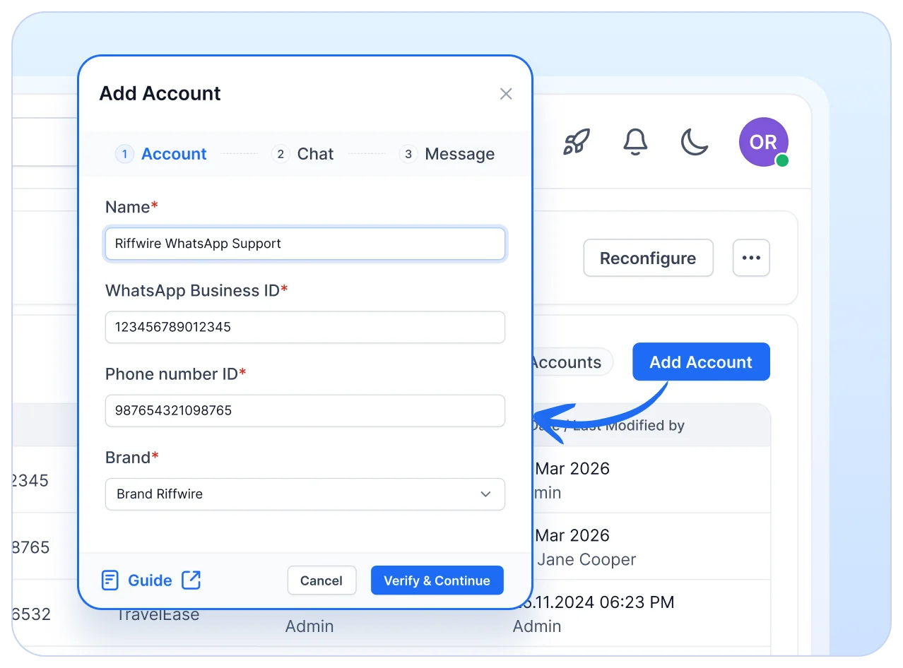 Configure and manage multiple business numbers using a WhatsApp ticketing system designed for scalable customer support operations