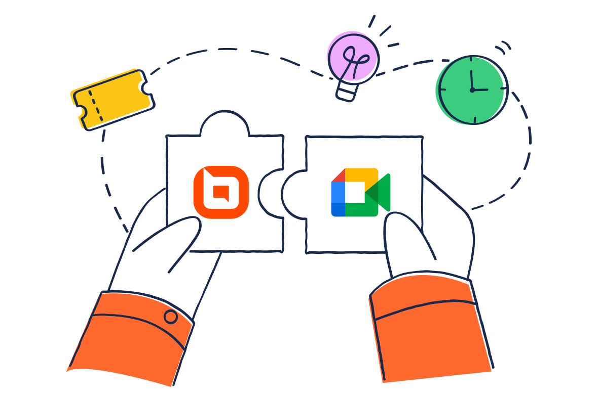 BoldDesk google meet integration