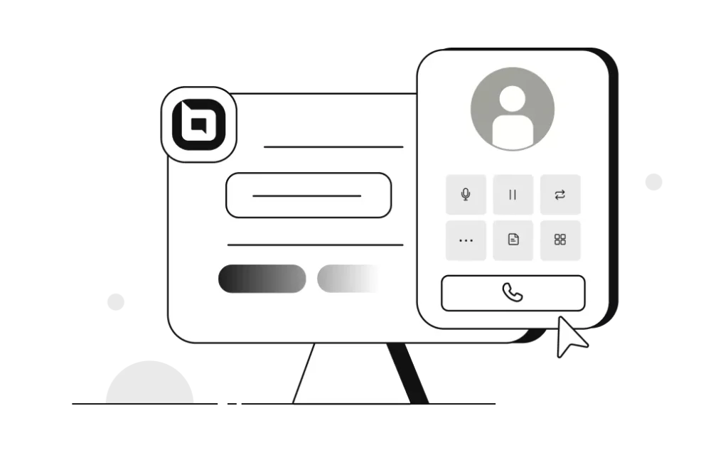 Agent Workspace dashboard with call controls, customer profile access, and unified support tools for teams daily online.