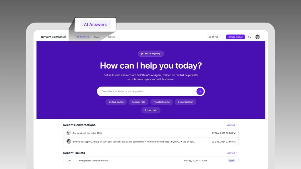 Transform Customer Support with AI Answers
