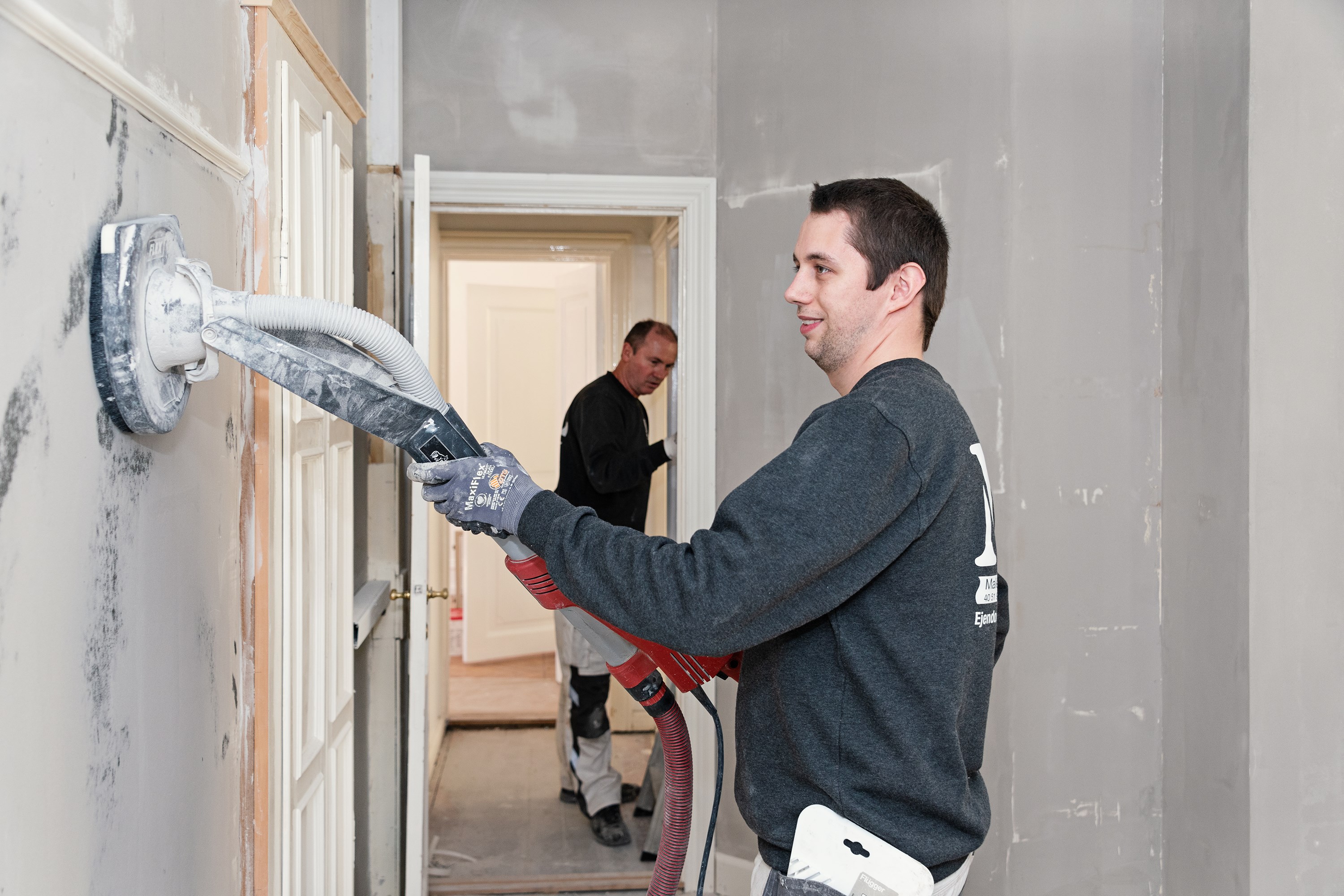 Maling på Koldinggade før/efter