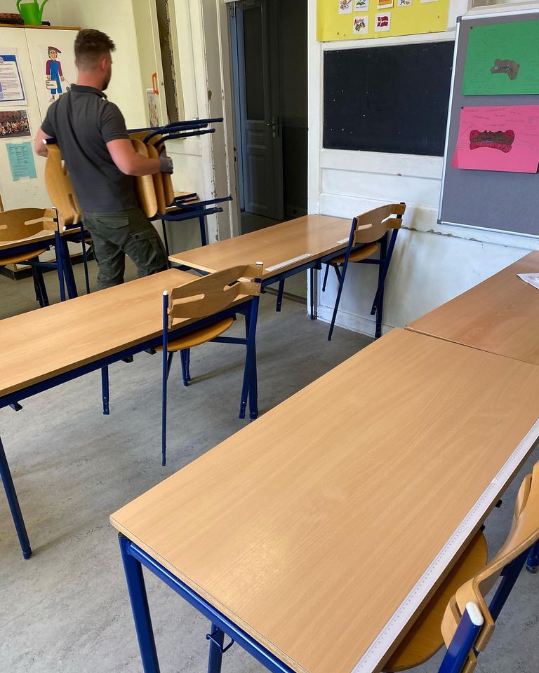 Internt flyttearbejde på skole/kontor