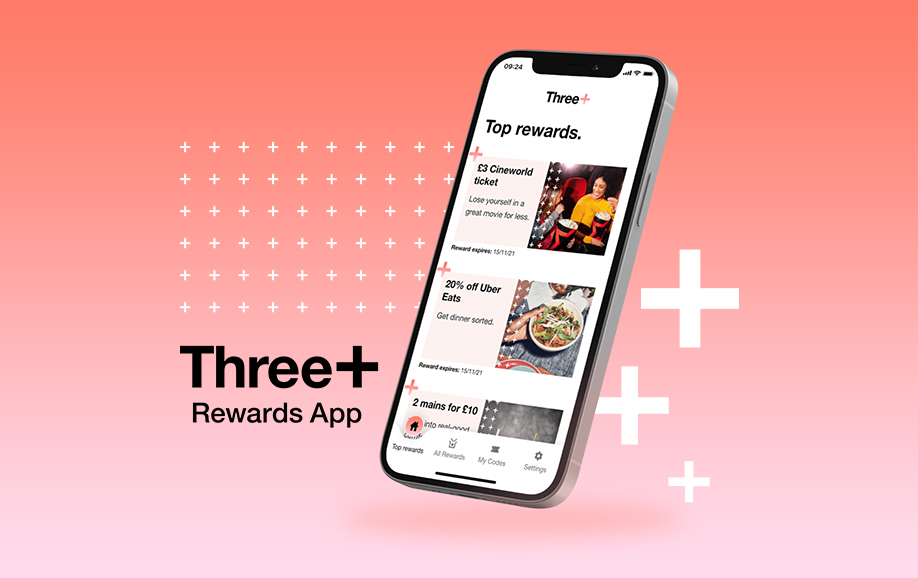 Threeplus rewards app