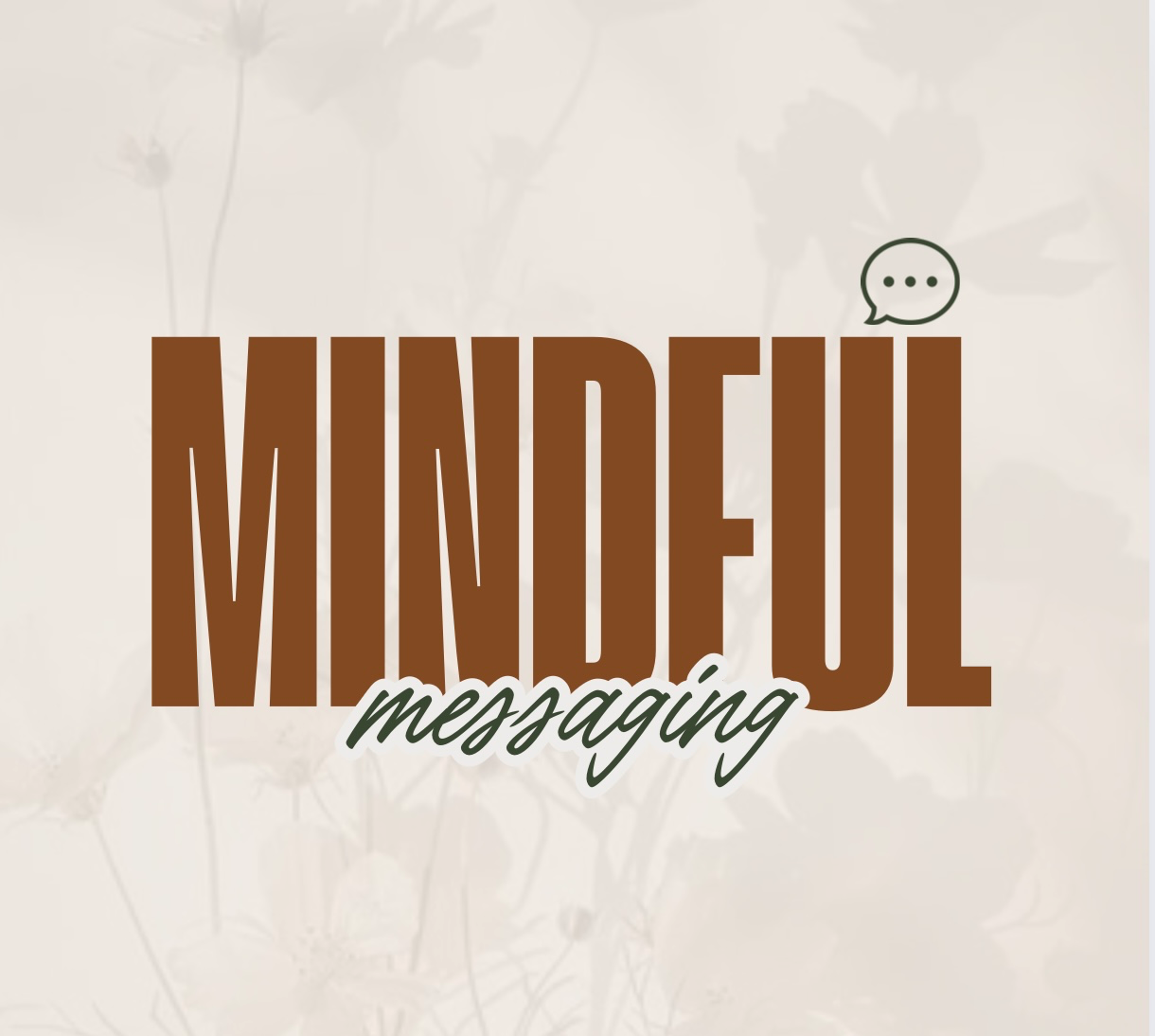 store product block Mindful Messaging  poster