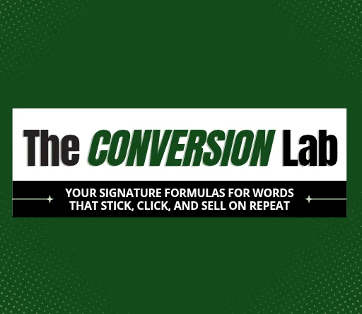 store product block The Conversion Lab poster