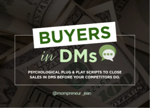 store product block 💌 THE BUYERS IN DMs poster