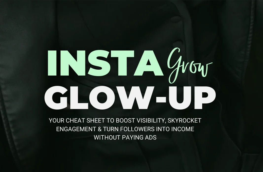 store product block Insta Grow Glow-Up poster
