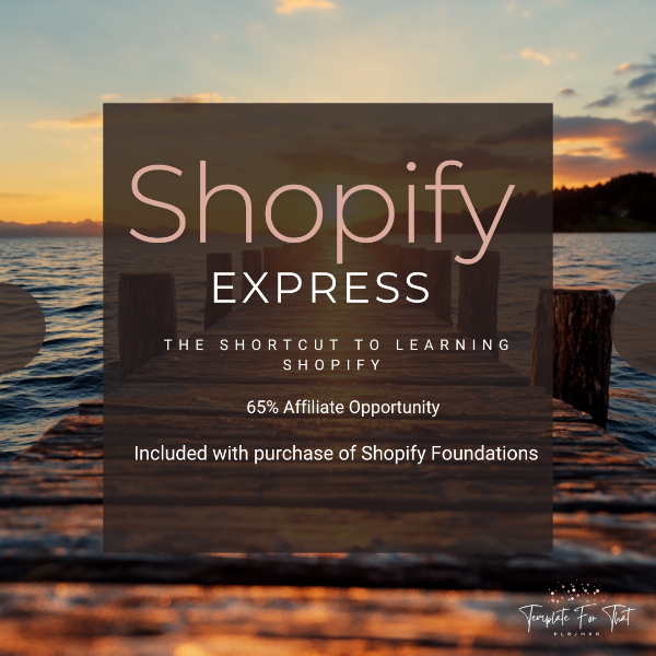 store product block Shopify Express poster
