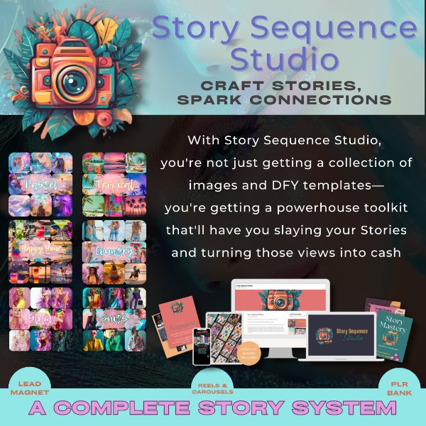 store product block  Story Sequence Studio Course poster