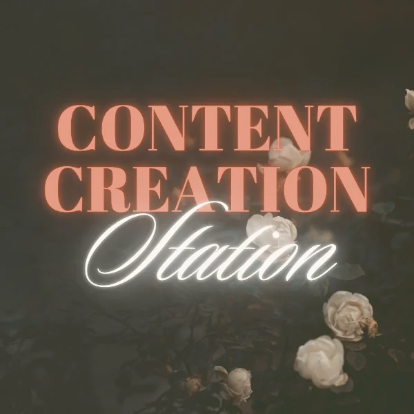 store product block Content Creation Station  poster