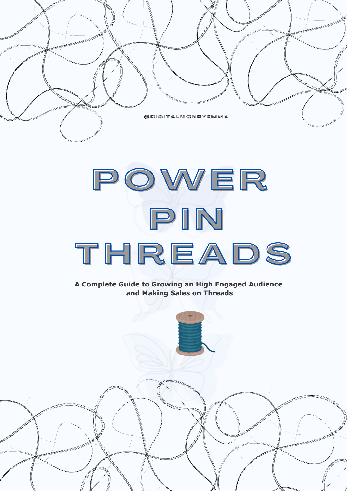 store product block POWER PIN THREADS poster