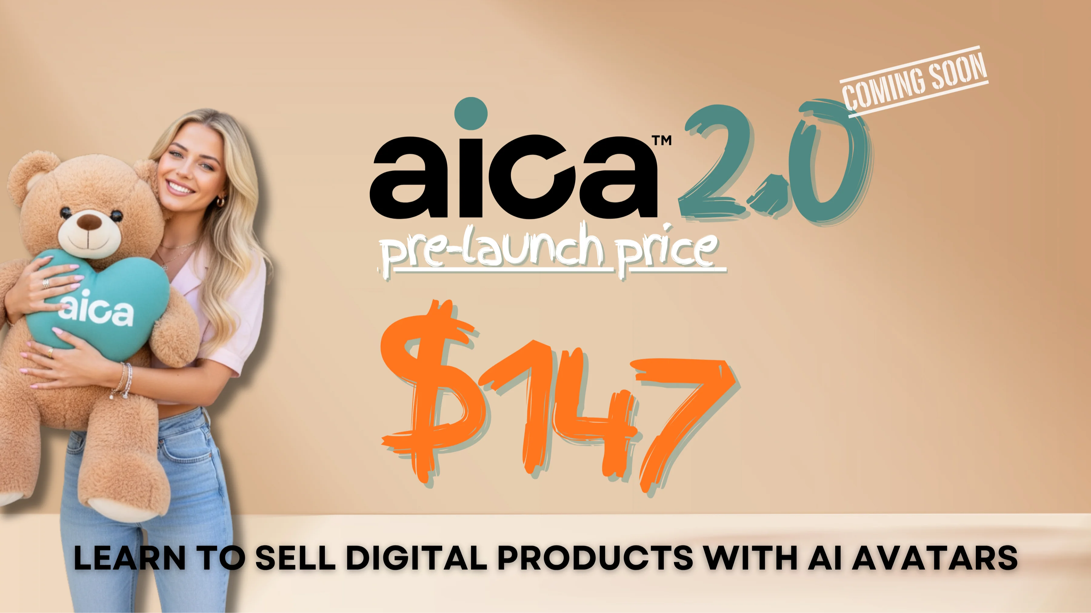 store product block AI Creator Academy poster