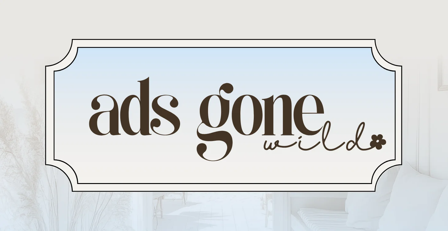 store product block ADS GONE WILD poster