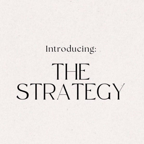 store product block THE STRATEGY poster