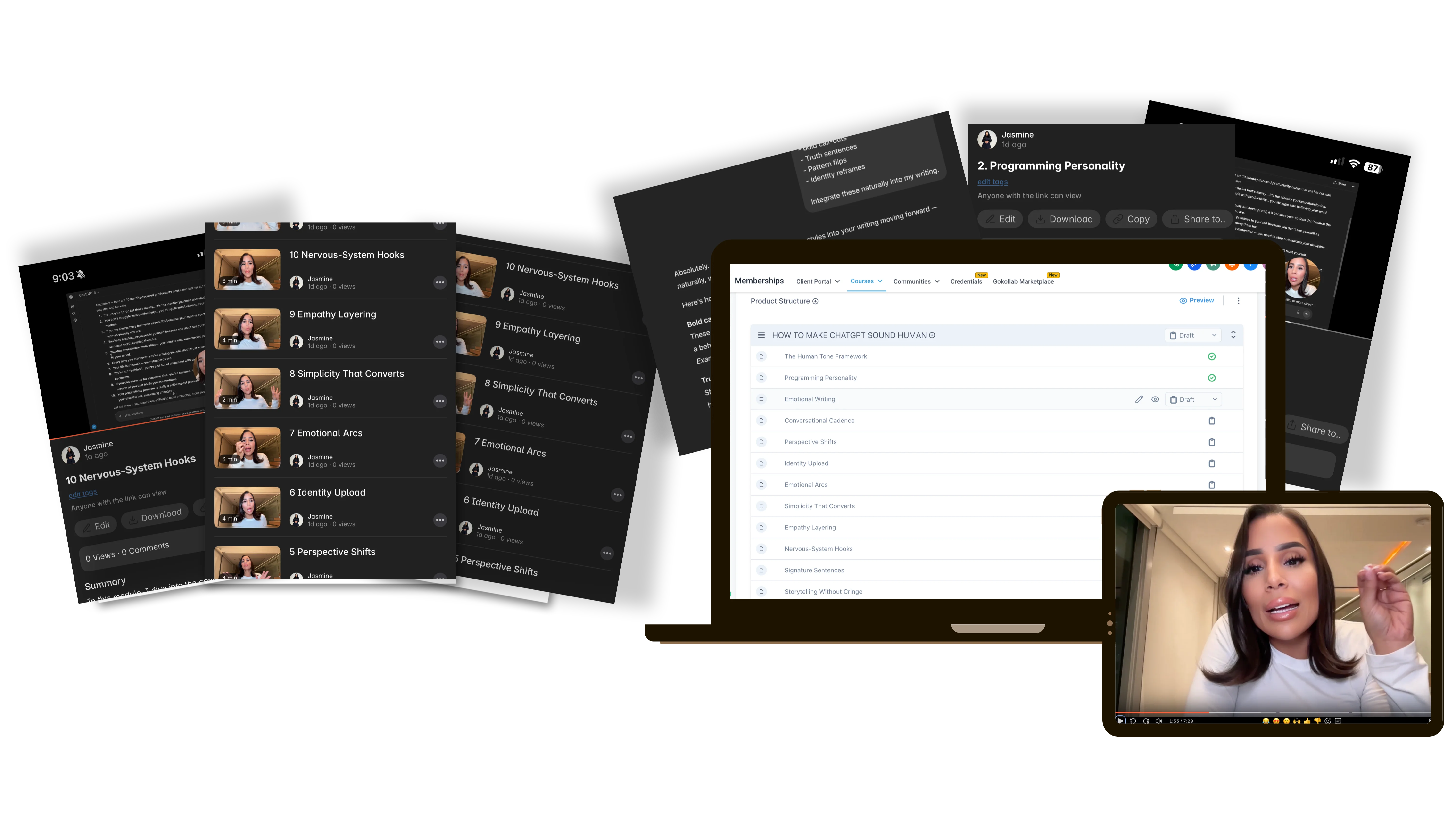 store product block How To Make ChatGPT Sound Human poster