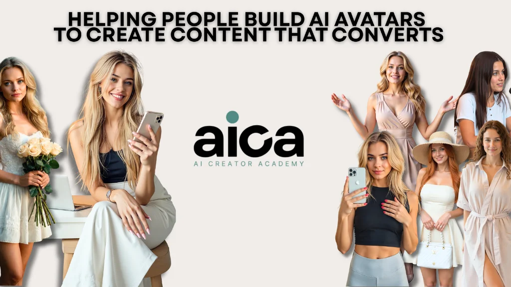 store product block AI Creator Academy poster