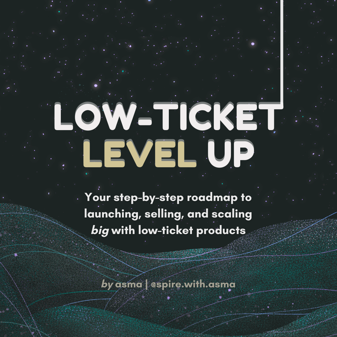 store product block LOW-TICKET LEVEL UP poster