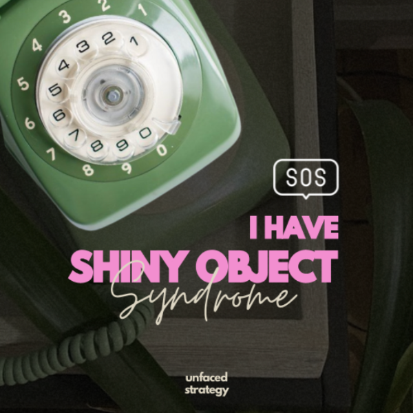 store product block SOS: I have Shiny Object Syndrome poster