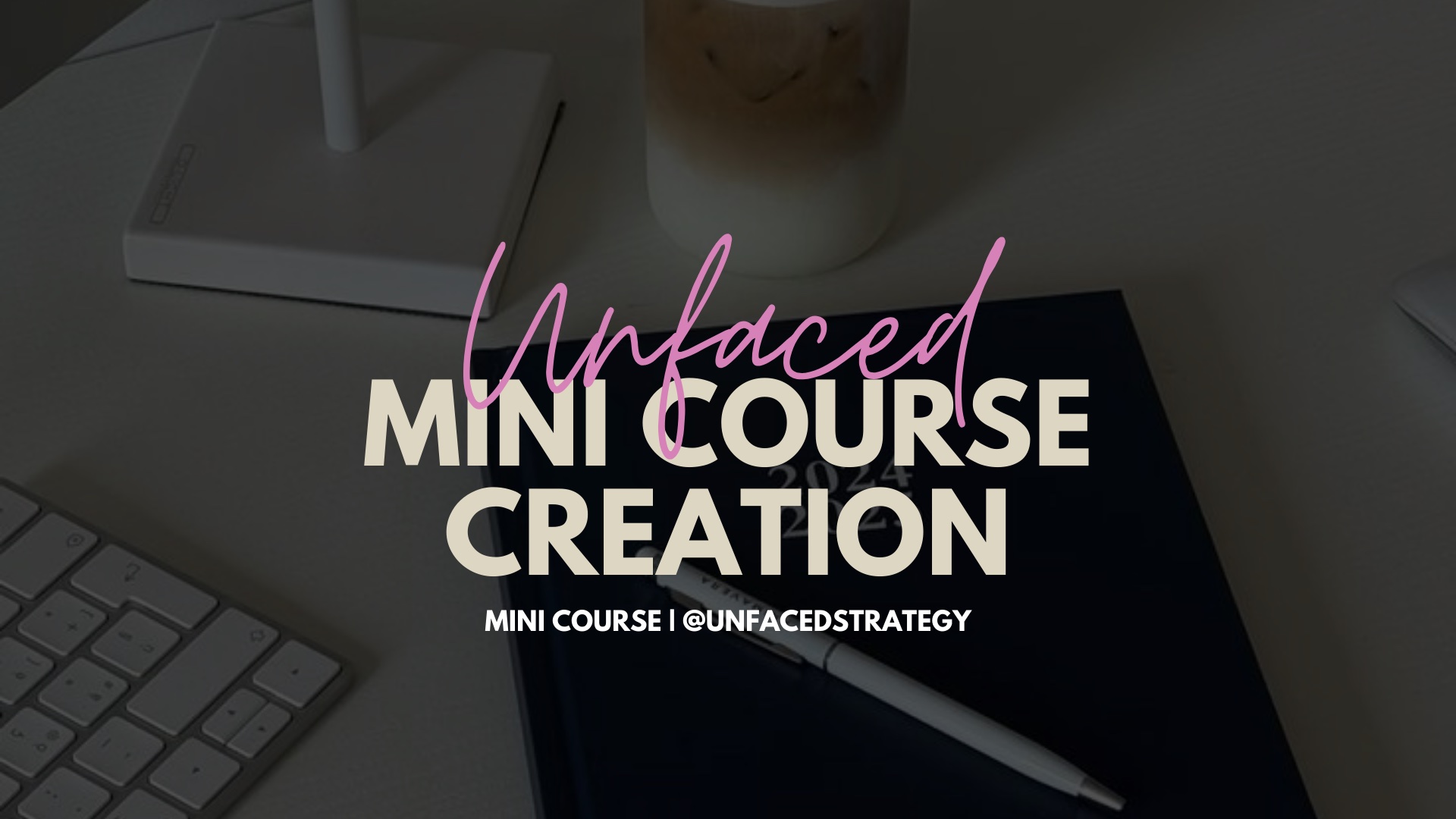 store product block Mini Course Creation poster