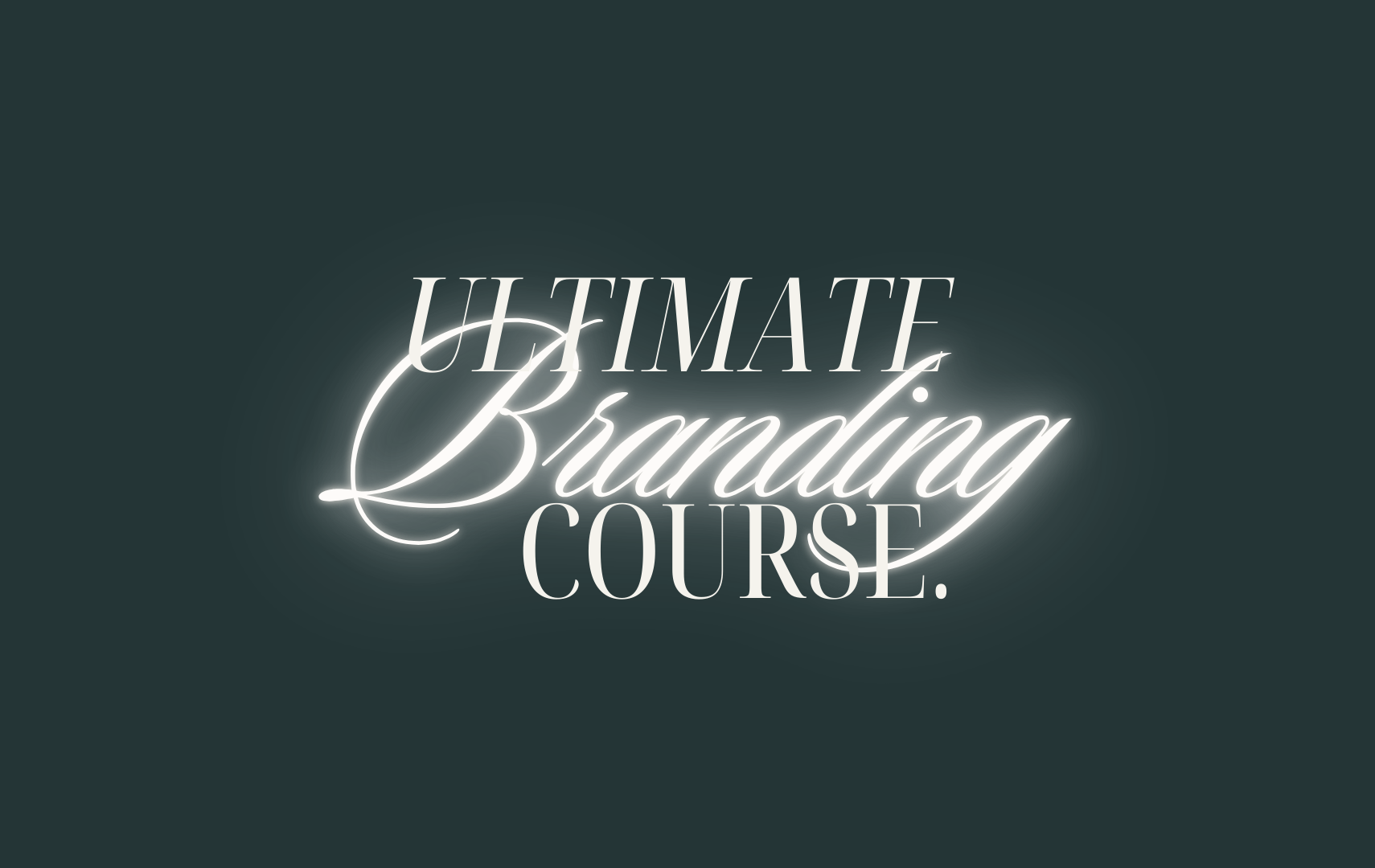 store product block Ultimate Branding Course poster