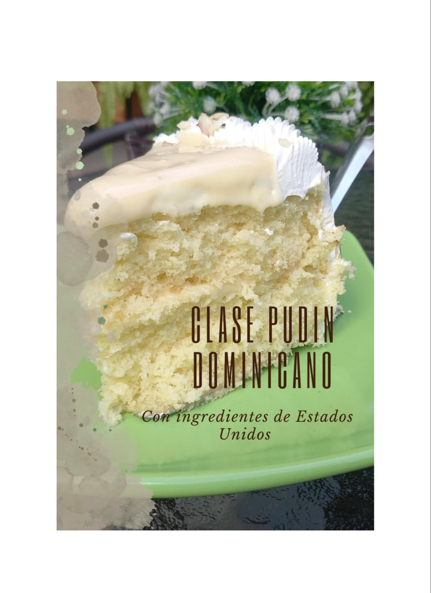 store product block Clase Virtual Pudin Dominicano con ingredientes de EEUU poster