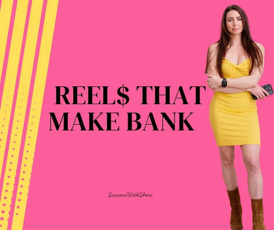 store product block Reels That Make BANK poster