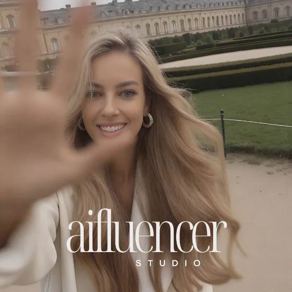 store product block AIFLUENCER STUDIO poster