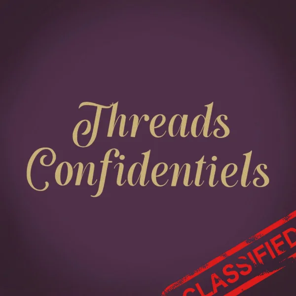 store product block Threads Confidentiels poster