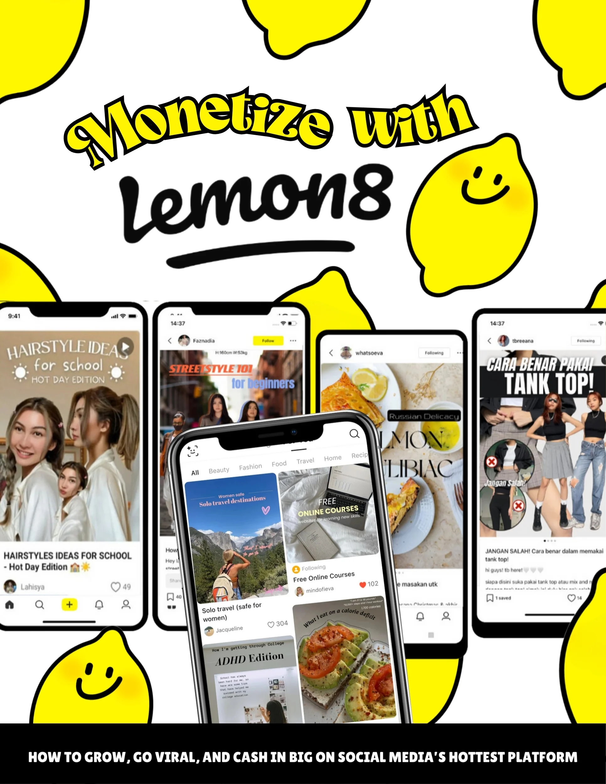 store product block Monetize with Lemon8 🍋 poster