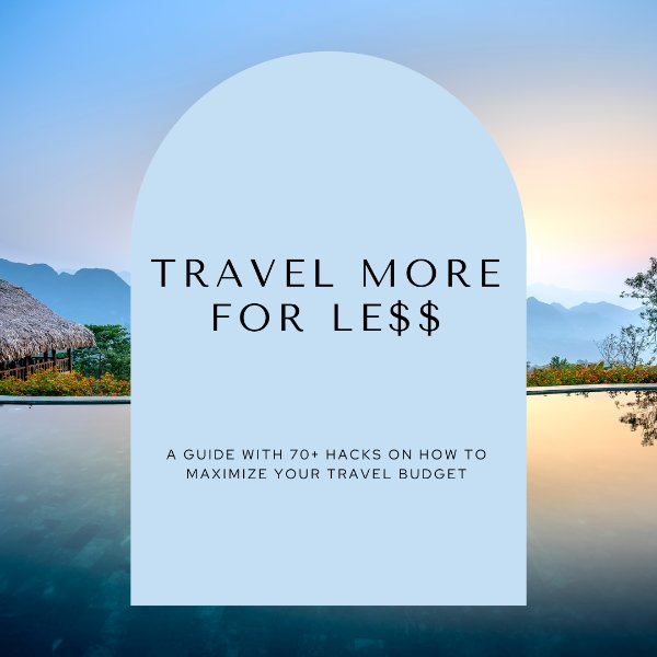 store product block Travel More for Less poster