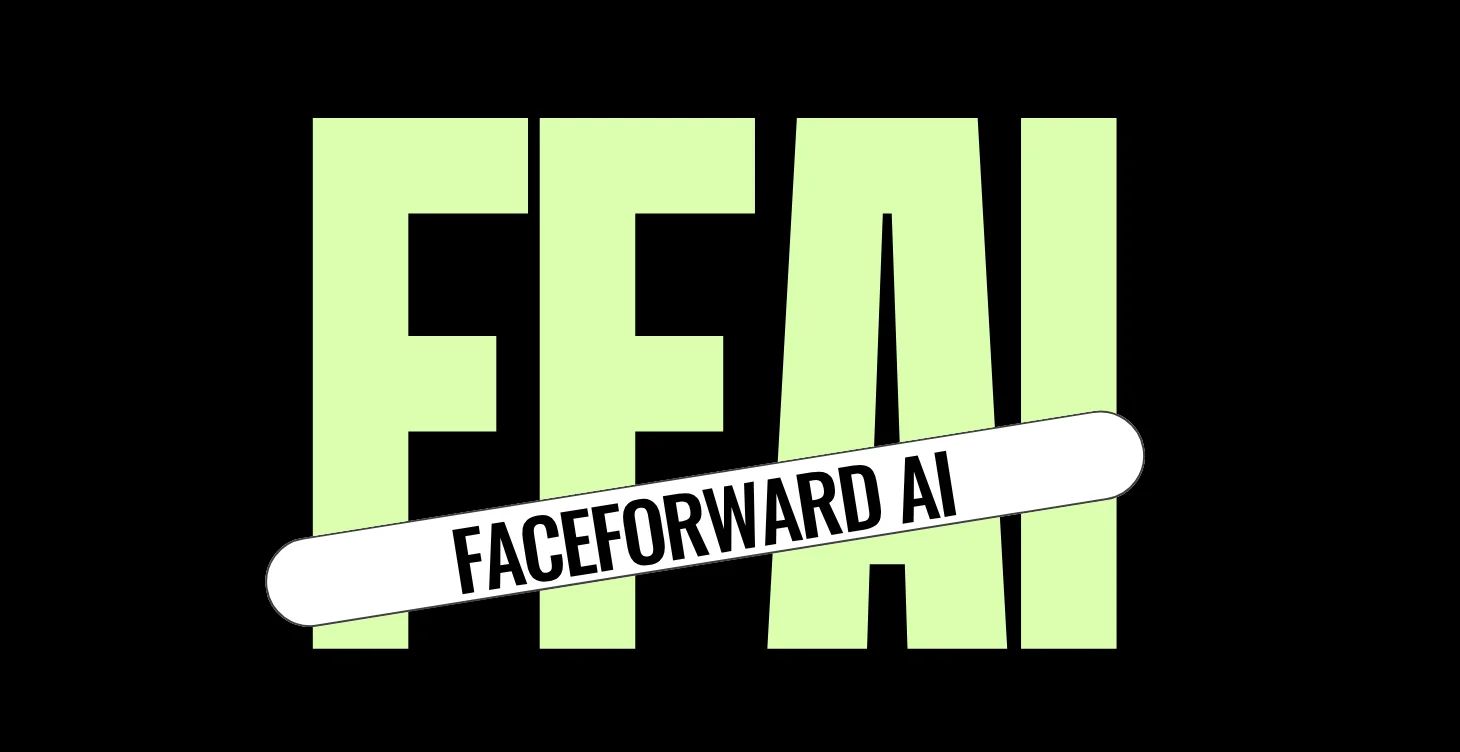 store product block FaceForward AI poster