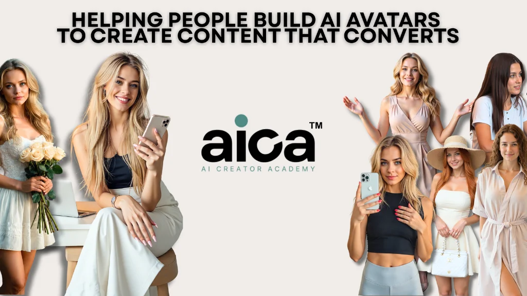 store product block AI Creator Academy poster