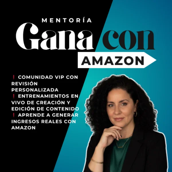 store product block Gana con Amazon poster