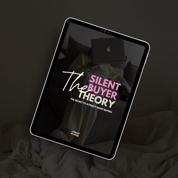 store product block The Silent Buyer Theory poster