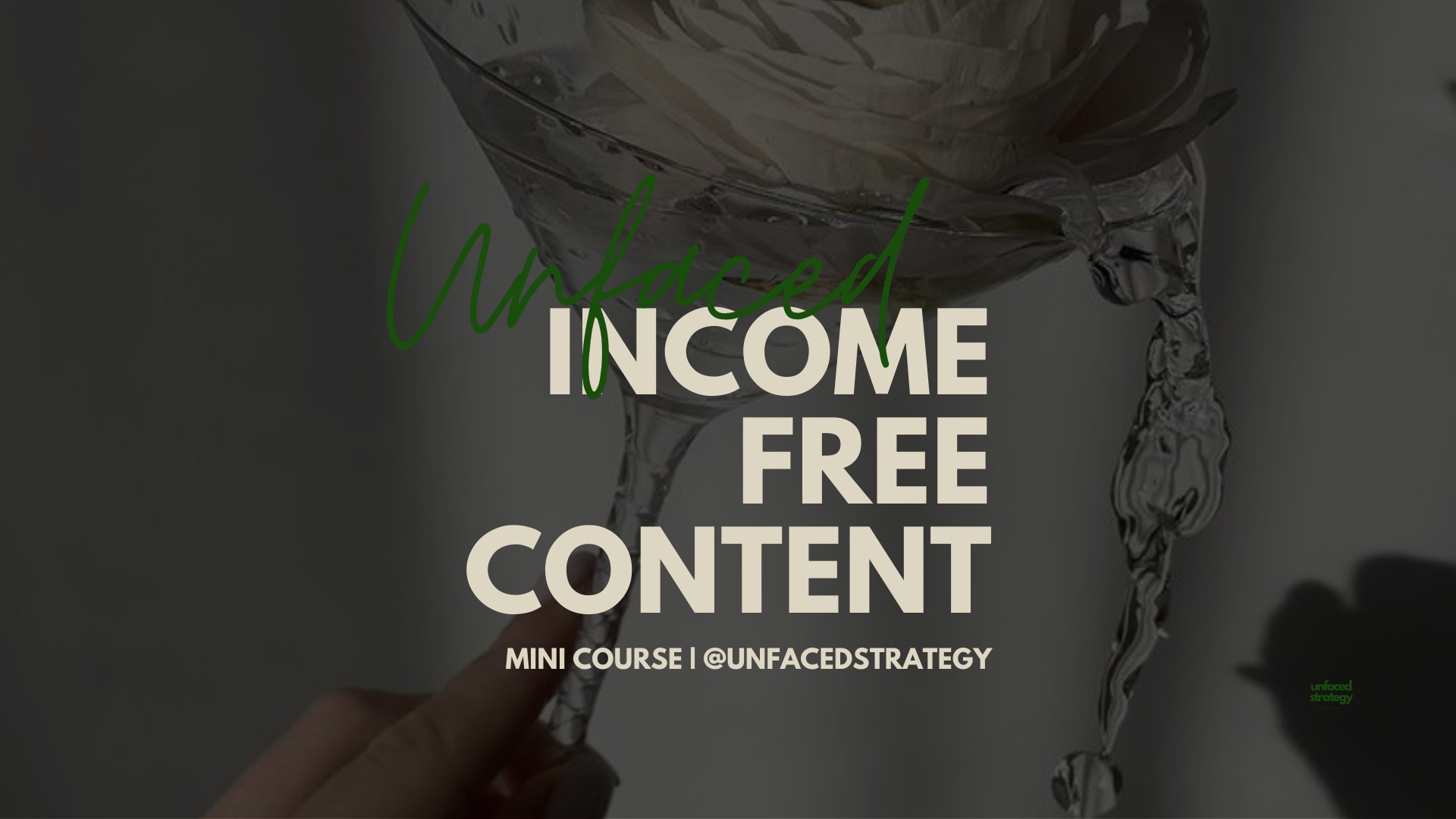 store product block Income-Free Content: The Mini Course poster