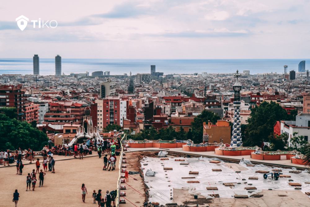 Paisaje del centro de Barcelona