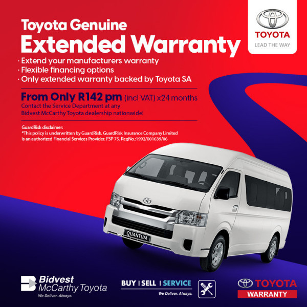 Toyota Dealership | Bidvest McCarthy Toyota