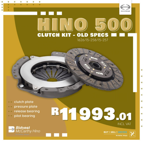 Special Detail Bidvest McCarthy Hino