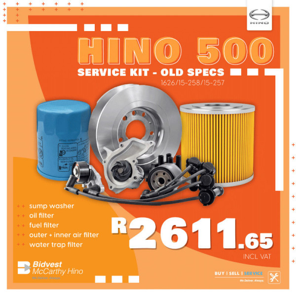 Special Detail Bidvest McCarthy Hino