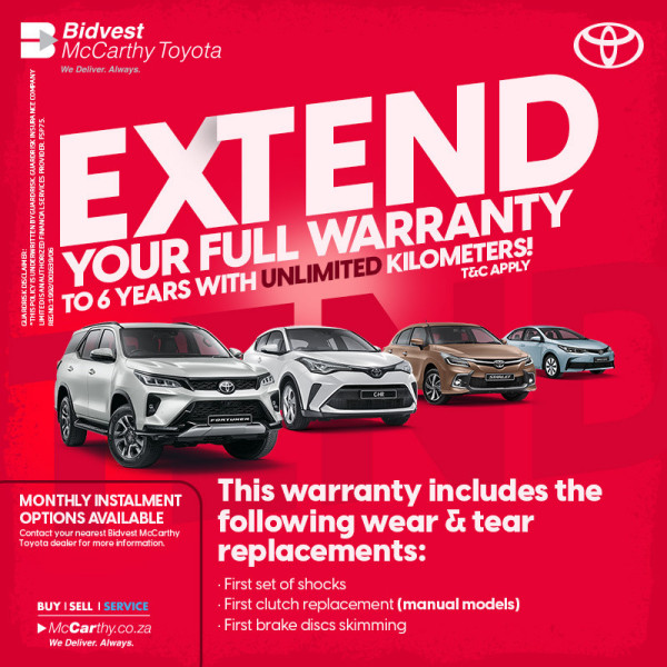 Toyota Specials | Bidvest McCarthy Toyota Table View