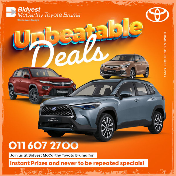 Toyota Specials | Bidvest McCarthy Toyota