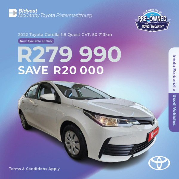 Toyota Specials | Bidvest McCarthy Toyota