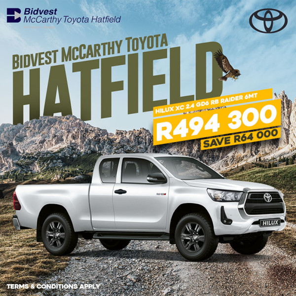 Toyota Specials | Bidvest McCarthy Toyota Hatfield