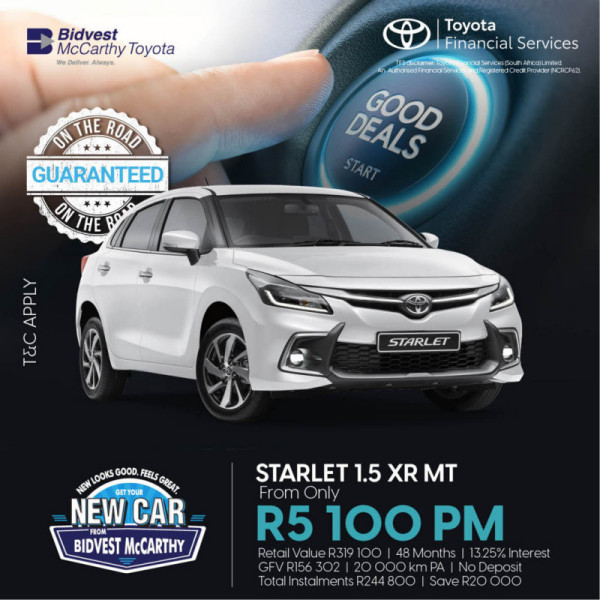 Toyota Specials for New, Used, Service & Parts at Bidvest McCarthy ...
