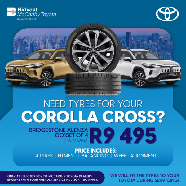 Need tyres for your Corolla Cross? image