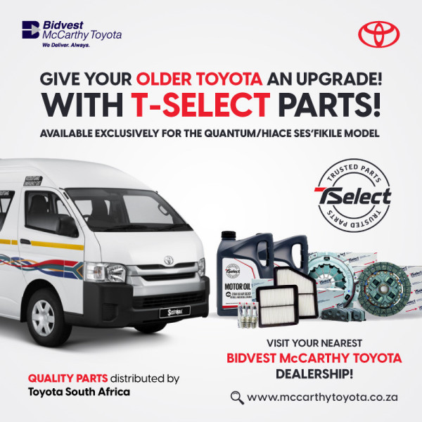 Give your Older Toyota an upgrade with T-Select Parts image