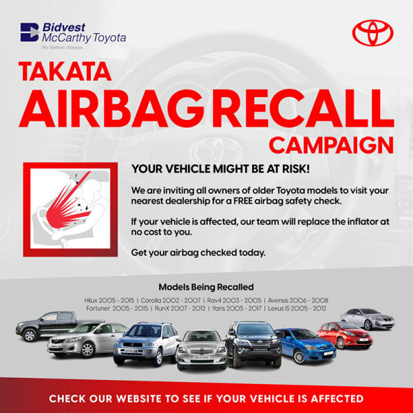 Airbag Recall Campaign image