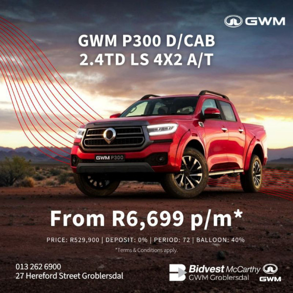 GWM P300 D/Cab 2.4TD LS 4x2 A/T image